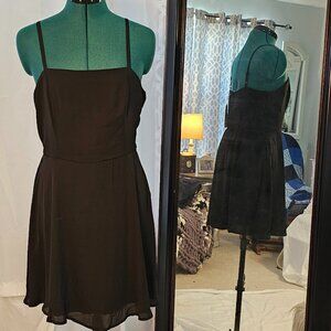 Lily Rose Black Sleeveless Dress – Size L NWT